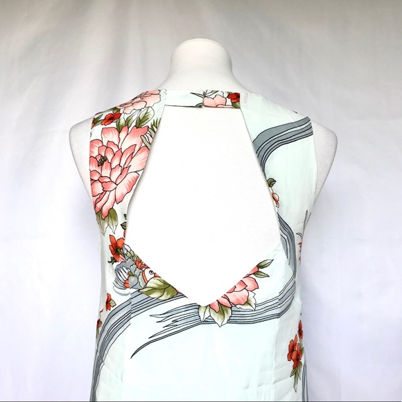 Forever 21 Oriental Blossom Crane Light Dress - Picture 4 of 6